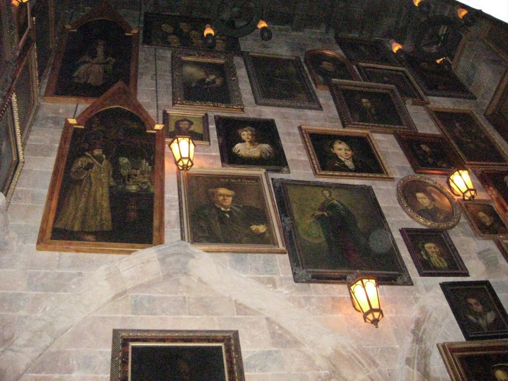 talking paintings at hogwarts