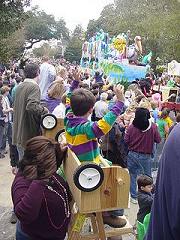 mardi gras parade ladder seat