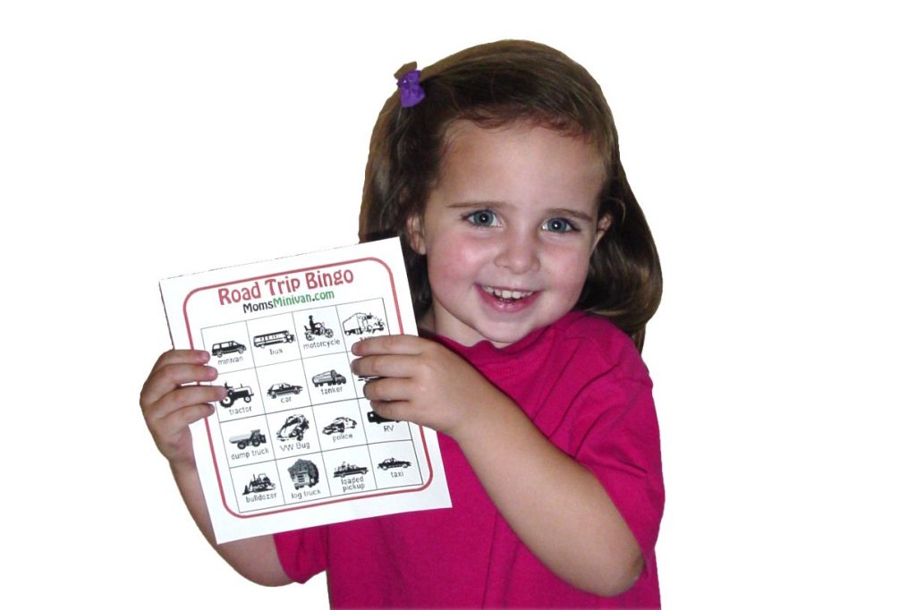 Travel Bingo Card girl