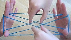 Cats cradle shape - step 4a