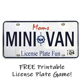 License Plate Game Printable Momsminivan Com