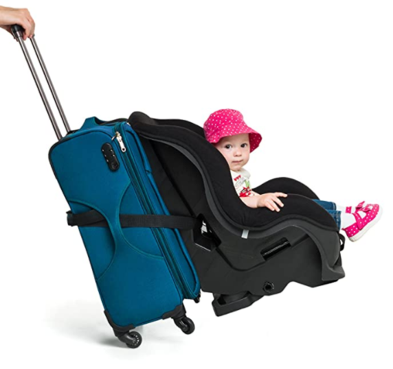 Car Seat Wheels Stroll Through Airports Momsminivan Com - Air Travel Car Seat Luggage