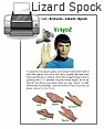Lizard Spock printable preview